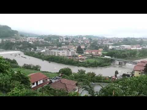 Il Fiume Brembo torna ad essere in piena, 10/05/2023