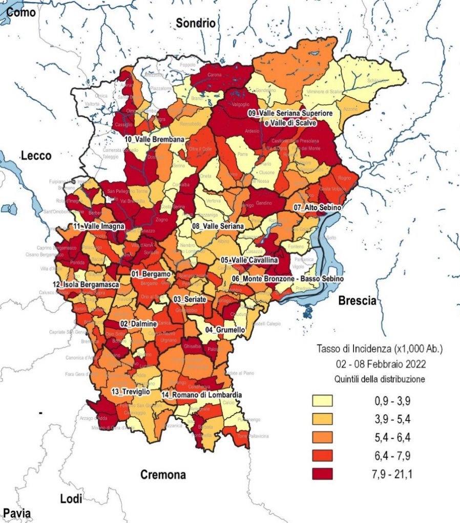 Coronavirus: 202 Casi In Valle Imagna, 272 In Val Brembana. Dati Comune ...