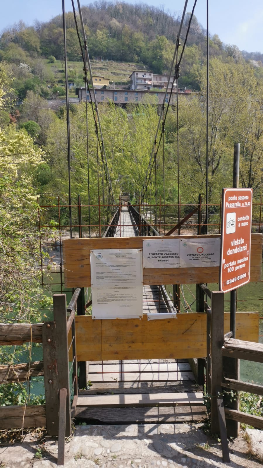 ponte che balla chiuso - La Voce delle Valli