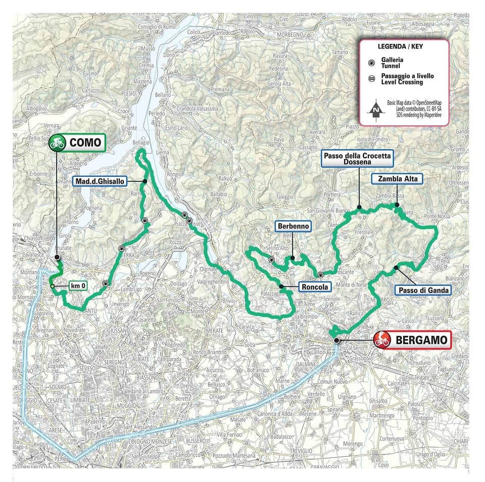 Il Lombardia 2023 Percorso - La Voce delle Valli