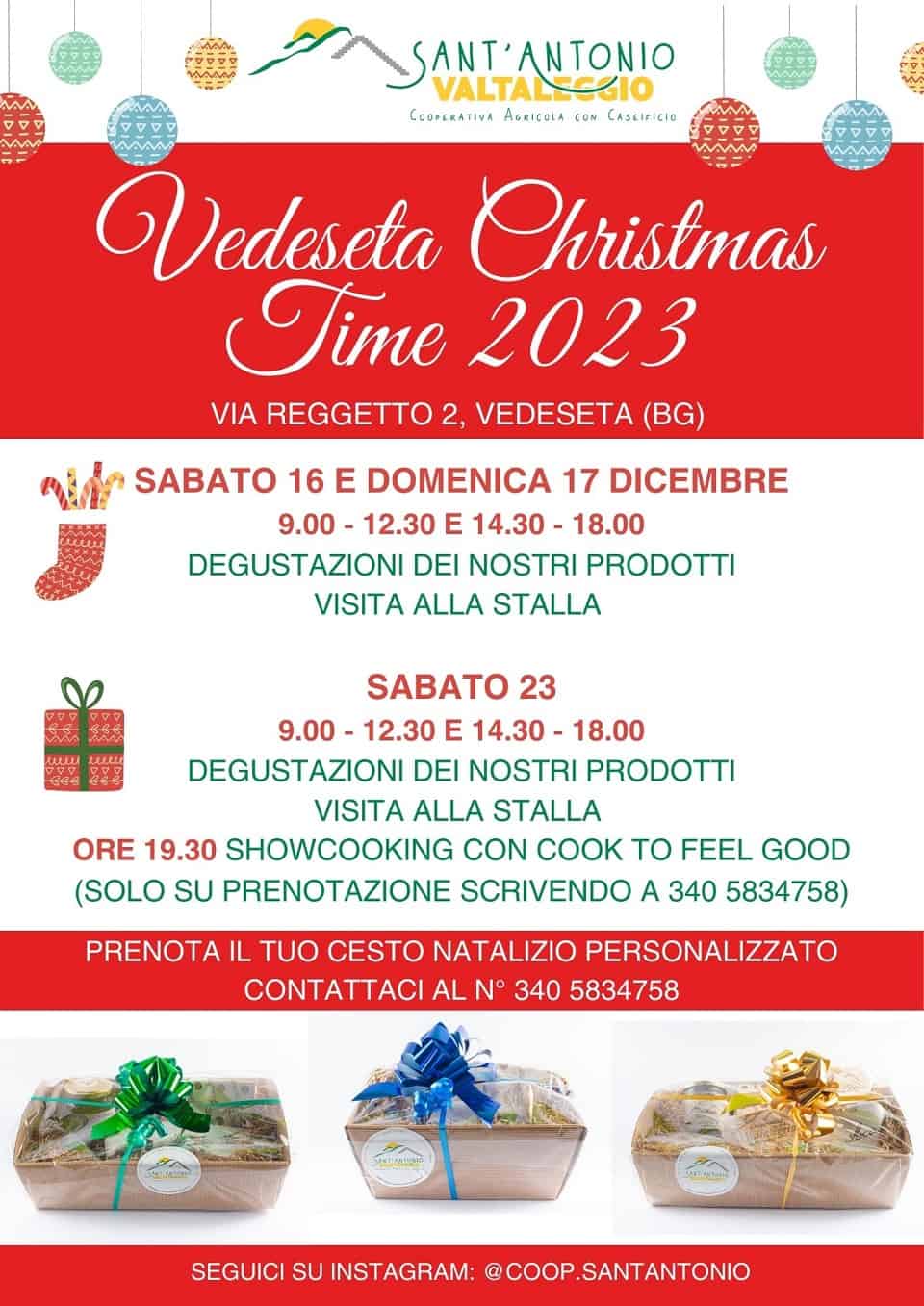 Vedeseta Christmas time 2023 - La Voce delle Valli