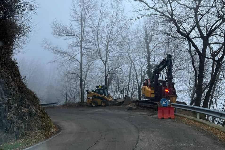 lavori strada SP 18 fuipiano - La Voce delle Valli