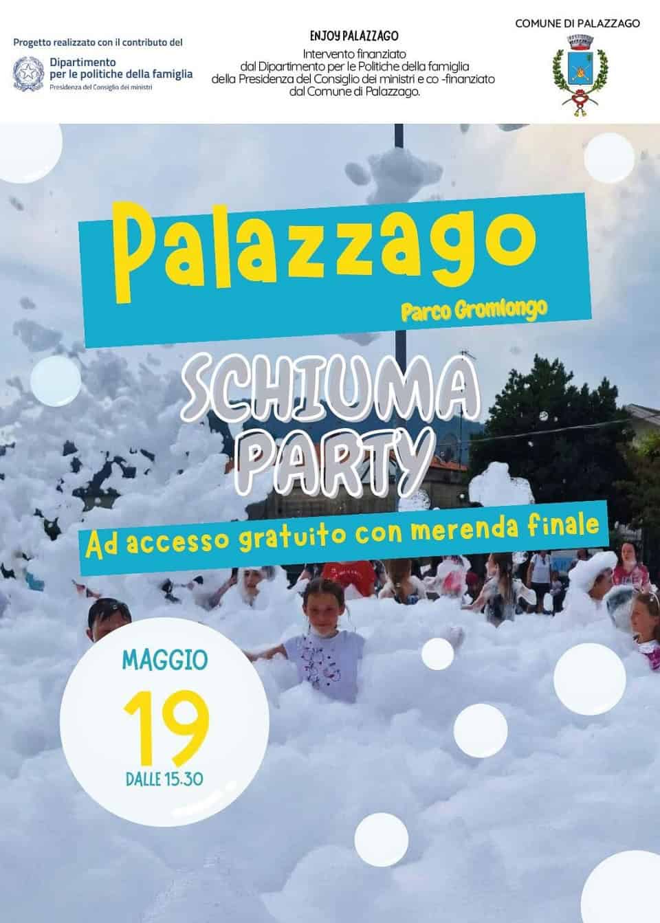 schiuma party - La Voce delle Valli