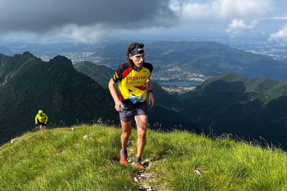 Sky Creste del Resegone 2024 passaggio in quota di Rota Stefano foto Pegarun - La Voce delle Valli